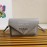 Prada Exquisite Leather Flap Closure Fashion Messenger Bag For Women Gray 1bp020