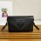 Prada Exquisite Leather Flap Closure Fashion Messenger Bag For Women Black 1bp020