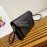 Prada Exquisite Leather Flap Closure Fashion Messenger Bag For Women Black 1bp020