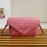 Prada Exquisite Leather Flap Closure Fashion Messenger Bag For Women Rose Red 1bp020