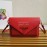 Prada Exquisite Leather Flap Closure Fashion Messenger Bag For Women Red 1bp020