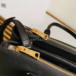 Prada Fine Leather Fashion Handbag Messenger Bag For Women Black 1ba232