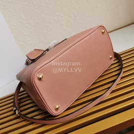 Prada Fine Leather Fashion Handbag Messenger Bag For Women Apricot 1ba232