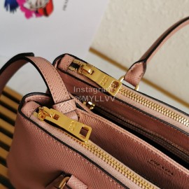 Prada Fine Leather Fashion Handbag Messenger Bag For Women Apricot 1ba232