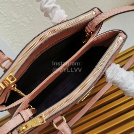 Prada Fine Leather Fashion Handbag Messenger Bag For Women Apricot 1ba232