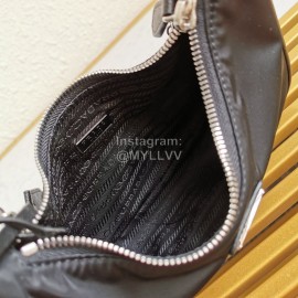 Prada Fashion With Small Bag Pendant Double Shoulder Strap Bag For Women Red 1bh204