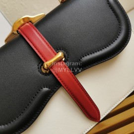 Prada Calfskin Gold Chain Flap Bag For Women 1bd188