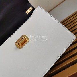 Prada Calfskin Gold Chain Flap Bag For Women 1bd188