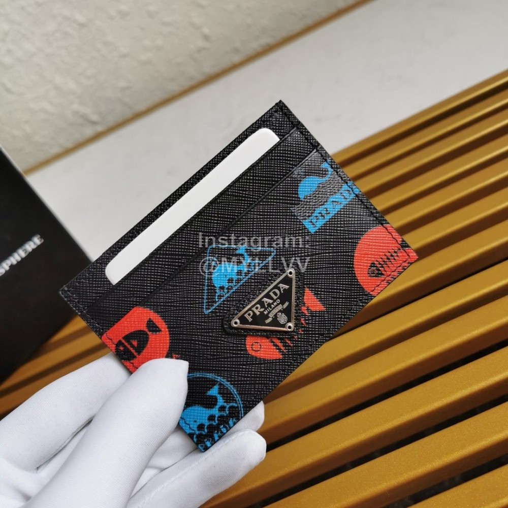 Prada New Leather Whale Printed Card Bag 2mc149