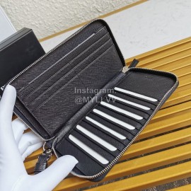 Prada New Cowhide Whale Print Long Zipper Wallet 2ml028