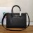 Prada Exquisite Leather Double Handle Fashion Messenger Bag For Women Black 1ba153