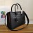 Prada Exquisite Leather Double Handle Fashion Messenger Bag For Women Black 1ba153