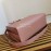 Prada Exquisite Leather Double Handle Fashion Messenger Bag For Women Pink 1ba153