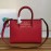 Prada Exquisite Leather Double Handle Fashion Messenger Bag For Women Red 1ba153