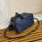Prada Cross Cowhide Drawstring Bucket Bag Handbag For Women Blue 1be032