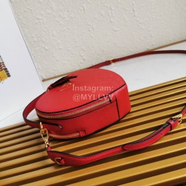 Prada Exquisite Leather Love Shape Romantic Bag For Women Red 1bh144