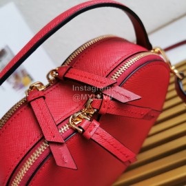 Prada Exquisite Leather Love Shape Romantic Bag For Women Red 1bh144