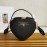 Prada Exquisite Leather Love Shape Romantic Bag For Women Black 1bh144