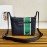 Prada Classic Imported Fabric Soft Calfskin Messenger Bag For Men Green 2vh078