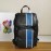 Prada Calf Leather Nylon Shoulder Strap Fashion Backpack For Men Blue 2vz135