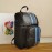 Prada Calf Leather Nylon Shoulder Strap Fashion Backpack For Men Blue 2vz135