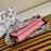 Prada New Fashion V-Shaped Flap Messenger Bag Chain Bag For Women Pink 1dh044