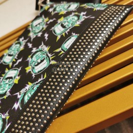 Prada Rock Style Printed Leather Handle Bag 2nh005