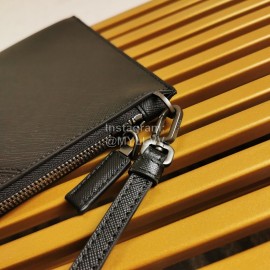 Prada Black Classic Cross Grain Cowhide Exquisite Handbag For Men 2ng05v