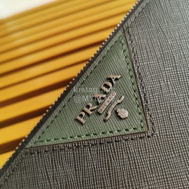 Prada Classic Cross Grain Cowhide Fashion Handbag For Men 2ng05v