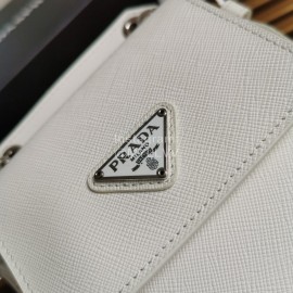 Prada Cute Exquisite Messenger Mobile Phone Bag White 2zh068