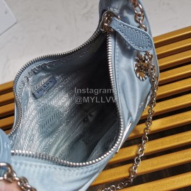 Prada Embroidered Sequins Lightweight Fashion Underarm Bag For Women 1bh204