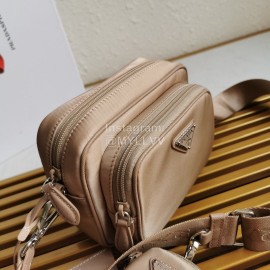 Prada New Fashion Wide Shoulder Strap Camera Khaki 1bh017