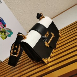 Prada Cross Sheepskin Retro Shoulder Bag For Women 1bd045