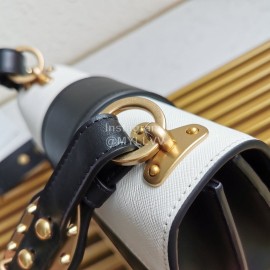 Prada Cross Sheepskin Retro Shoulder Bag For Women 1bd045