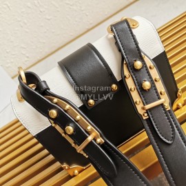 Prada Cross Sheepskin Retro Shoulder Bag For Women 1bd045