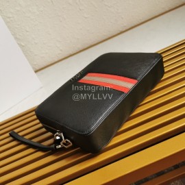 Prada Cross Grain Cowhide Exquisite Handbag For Men Orange 2vf017