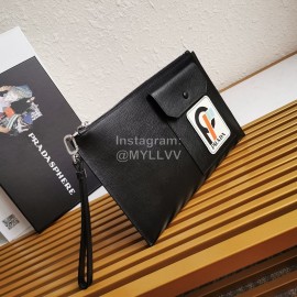 Prada New Cross Grain Cowhide Simple Handbag For Men 2ng005