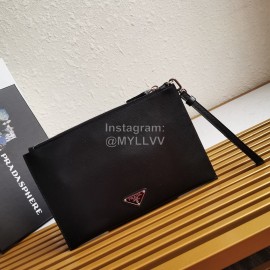 Prada New Cross Grain Cowhide Simple Handbag For Men 2ng005