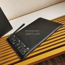 Prada Fashion Leather Hand Bag For Men Black 2ng001