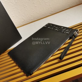 Prada Fashion Leather Hand Bag For Men Black 2ng001