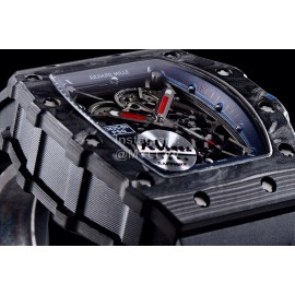 Richard Mille Carbon Fibre Case Living Waterproof Watch Black Rm35-01
