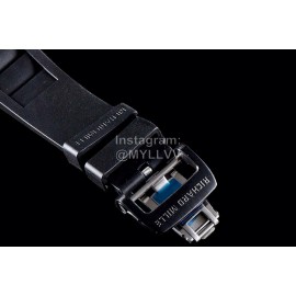 Richard Mille Carbon Fibre Case Living Waterproof Watch Black Rm35-01