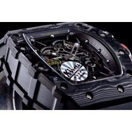Richard Mille New Carbon Fibre Case Living Waterproof Watch Rm35-01