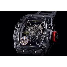 Richard Mille New Carbon Fibre Case Living Waterproof Watch Rm35-01