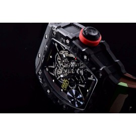 Richard Mille New Carbon Fibre Case Living Waterproof Watch Rm35-01