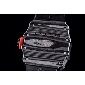Richard Mille New Carbon Fibre Case Living Waterproof Watch Rm35-01