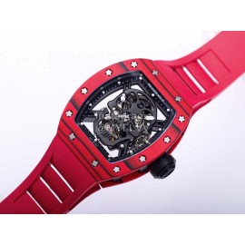 Richard Mille Jb Factory Mechanical Watch Rm52-01 Red