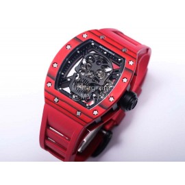 Richard Mille Jb Factory Mechanical Watch Rm52-01 Red