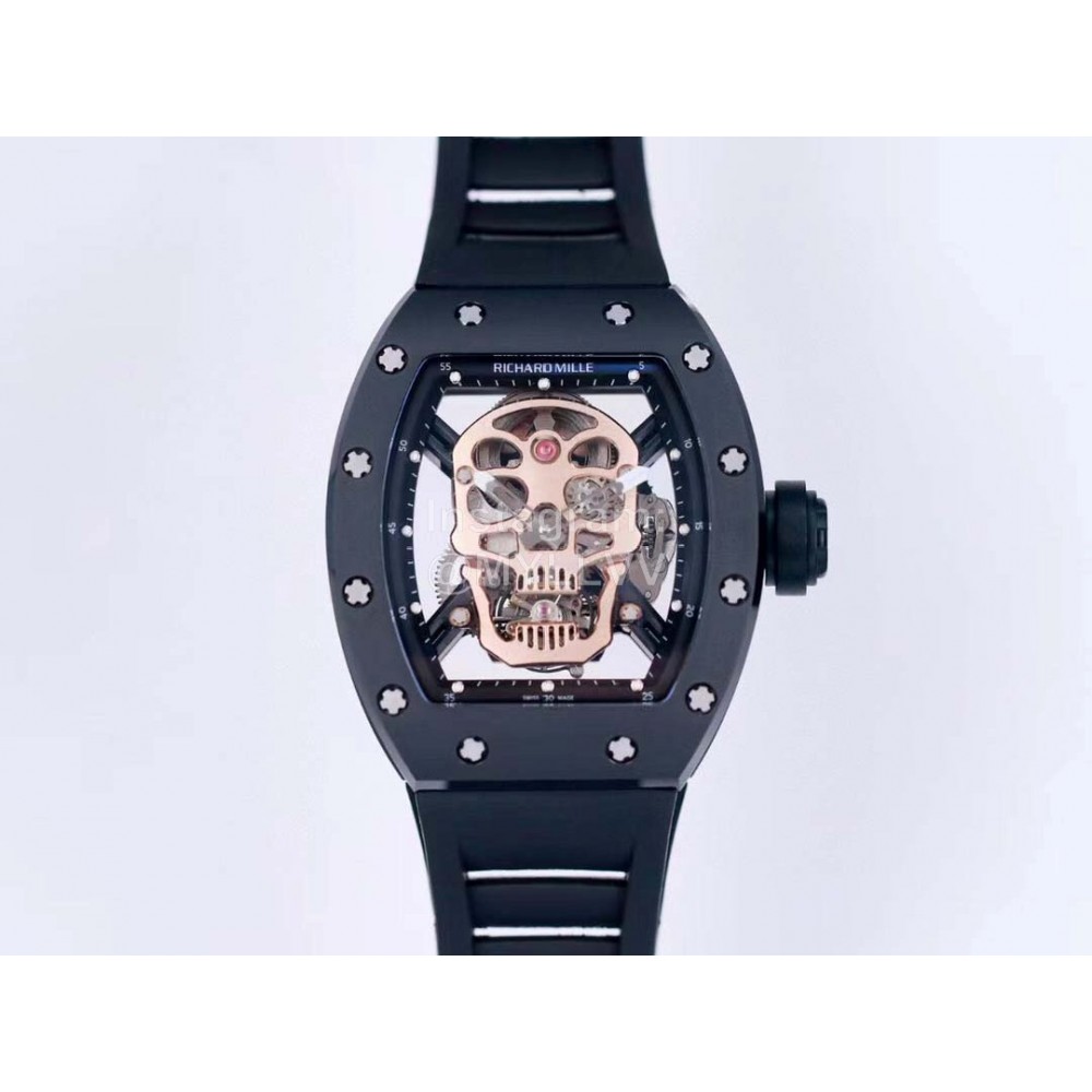 Richard Mille Jb Factory New Rubber Strap Mechanical Watch Rm52-01 