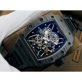 Richard Mille Rm Factory Rubber Strap Watch Rm35-02 Black